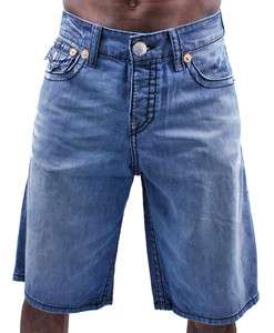   RELIGION Jeans Venice Wash Surf Back Flap Pocket Denim Mens Shorts