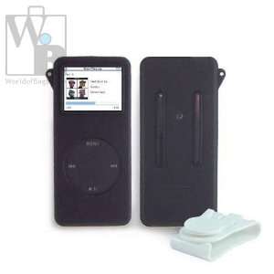  Kroo Apple iPod Nano Accessory Skin Case   Black   Clearance 