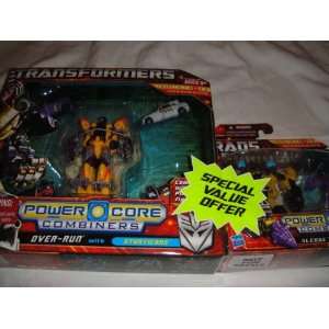 HASBRO TRANSFORMERS POWER CORE COMBINERS OVER RUN WITH STUNTICONS WITH 