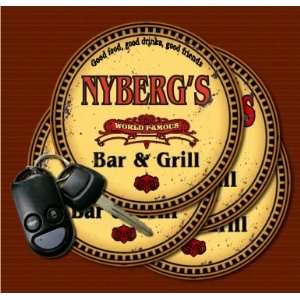  NYBERGS Family Name Bar & Grill Coasters Kitchen 