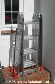 Multi Purpose Ladder shown closed   easy to store & transport