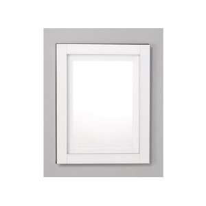  Robern MT24D4CDWRE Candre Cabinet, White Glass Frame, 23 1 