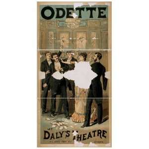  Poster Odette at Paleys Theatre 1882