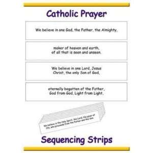  Catholic Prayer Sequencing Strips Set C (CPSS11C) Health 