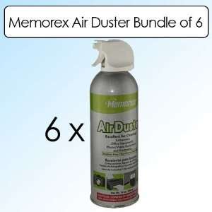  Memorex Air Duster Canned Air 10 Oz Bundle of 6 Office 