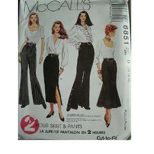  MISSES SKIRT & PANTS FOR STRETCH KNITS ONLY SIZE 12 14 16 