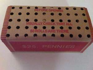 2012   P BOX 50 Roll Lincoln Penny NEW HOT1 NF  