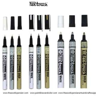 Sakura Pen Touch® rich, metallic / white paint Marker  
