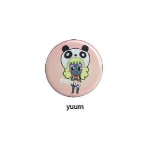  zomby button badge, yuum, panda. Arts, Crafts & Sewing