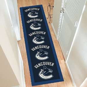  Anglo Oriental Vancouver Canucks 21 x 78 Repeat Rug 