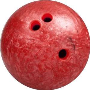  Red Bowling Ball Art   Fridge Magnet   Fibreglass 