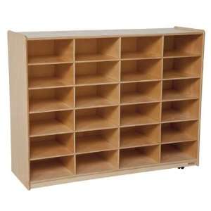  Wood Designs 24 Large Tray Storage Unit without Trays 