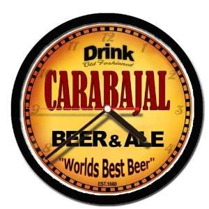  CARABAJAL beer and ale cerveza wall clock 