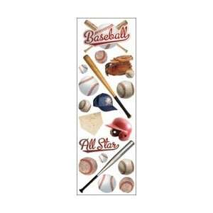  Paper House Rub On Glitter Baseball RUBGL 30; 3 Items/Order Home