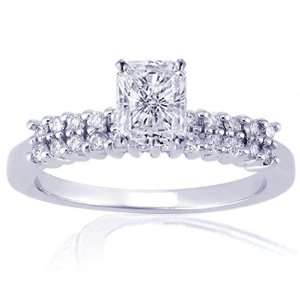   Radiant Cut Diamond Engagement Ring FLAWLESS EGL Fascinating Diamonds