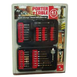  CLOSEOUT 41PC QUICK CHANGE POWER DRILL AND DRIVE SET