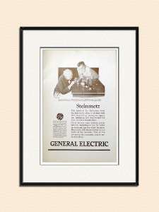 1924 General Electric / Dr. Steinmetz vintage ad  