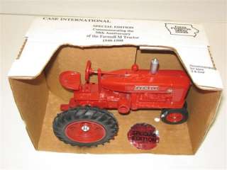 Up for sale is a 1/16 FARMALL M Farm Progress Show Edition tractor 