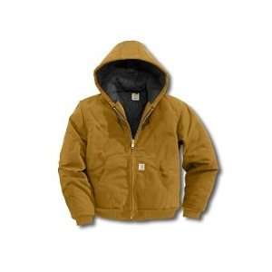 Carhartt Mens Duck Active Jacket Quilted Flannel Lined 