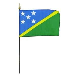  Solomon Islands 4 x 6 Stick Flag Patio, Lawn & Garden