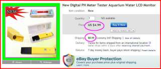 New Digital PH Meter Tester Aquarium Water LCD Monitor  