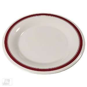 Carlisle 43013 9 Narrow Rim Dinner Plates   Durus Designer Collection 