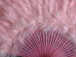 28 staves marabou feather fan for wedding dancing or other occasions