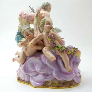    Aeolus Attended by the Four Winds German Porcelain Figurine Group