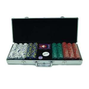  500 13 gm Pro Clay Casino Chips w/ Aluminum Case Sports 