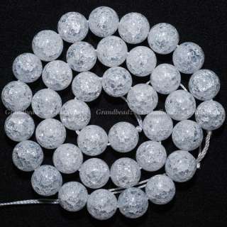 10mm White Burst Visionary Crystal Round Beads 15  