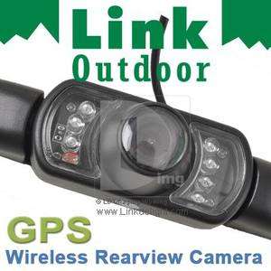 GPS Car Rearview Camera 2.4G Receiver AV in / Micro USB 500,000 pixels 