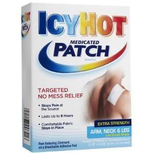 Icy Hot Extra Strength Arm, Neck & Leg Medicated Pain Relieving Patch 