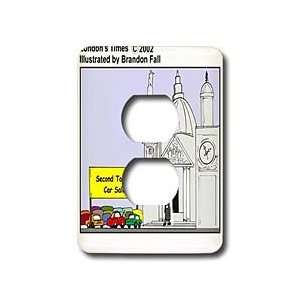   Cartoons   Holy Used Autos   Light Switch Covers   2 plug outlet cover