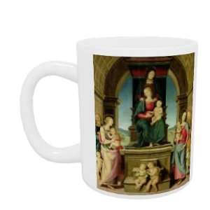   oil on panel) by Pietro Perugino   Mug   Standard Size