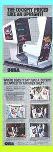 STAR TREK 1983 Sega Arcade Game Advertising Flyer  
