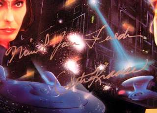 DC Comic   Star Trek NG, signed by Michael Jan Friedman (writer 