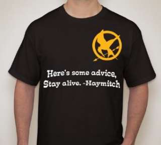  Hunger Games Stay Alive Mens T Shirt Clothing
