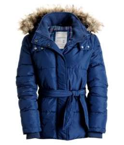 NWT AEROPOSTALE Fur Coat Jacket size S Small puffer  