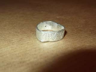 GERMAN WWII RING   1939 DATED, MARKED   from Stalag 308  