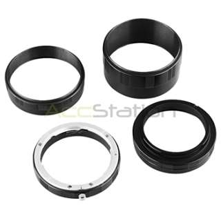 Macro Extension Tube Ring+Camera Lens Cleaning Pen For CANON EOS EF 