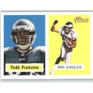  2002 Topps Heritage #7 Todd Pinkston   Philadelphia Eagles 