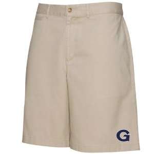  Georgetown Hoyas Khaki Solo Logo Shorts