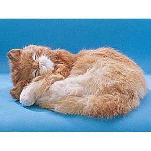  Cat Sleeping Collectible Figurine Kitten Statue Decoration 
