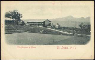 St. Lucia, Ste Lucie, The Garrison at Morne (ca. 1899)  