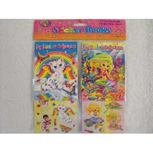  Lisa Frank Sticker Books & Stickers ~ Cat & Mermaid Toys 
