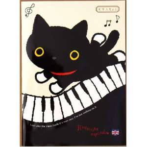  cute Kutusita Nyanko cat Notepad drawing book piano Toys & Games