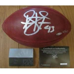  Autographed Troy Polamalu Ball   Authentic Super Bowl 43 