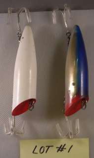 Macs Squid Salmon Fishing Plugs Lures Lot of 2 in Different Colors #1 