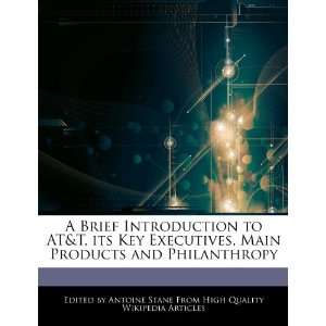   Main Products and Philanthropy (9781276161589) Antoine Stane Books