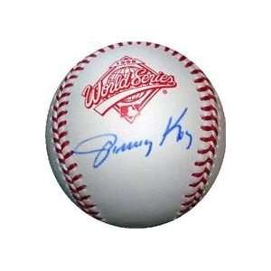   Autographed/Hand Signed 1996 World Series Baseball 